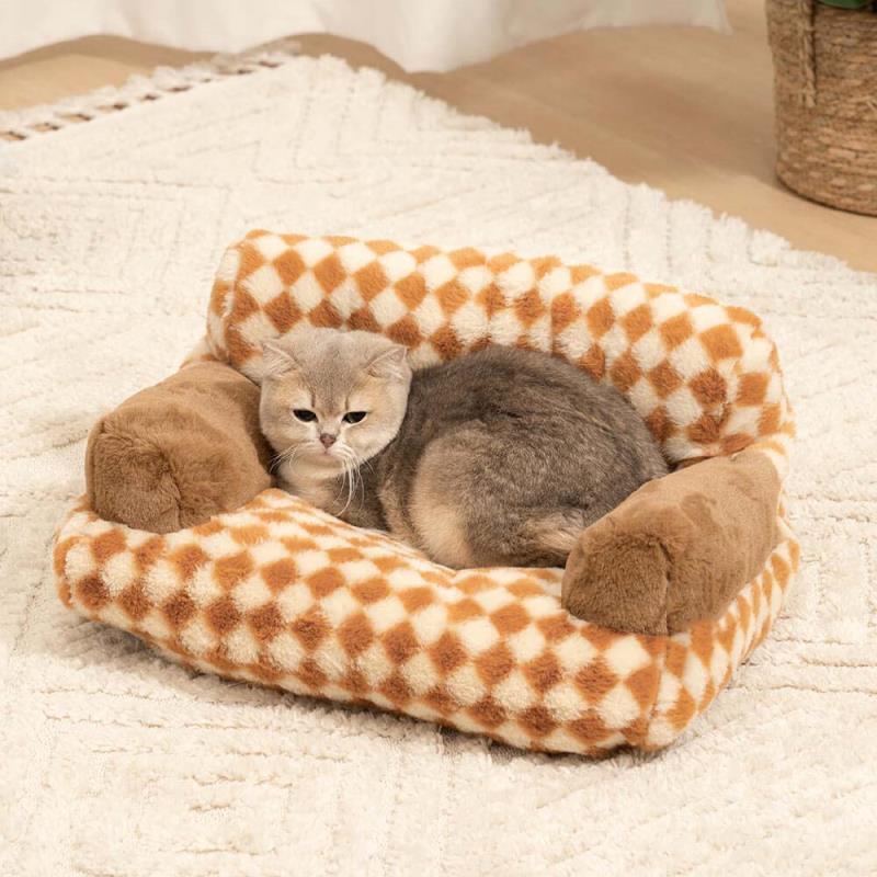 SnuggleScape Plush Retreat Kennel Bed